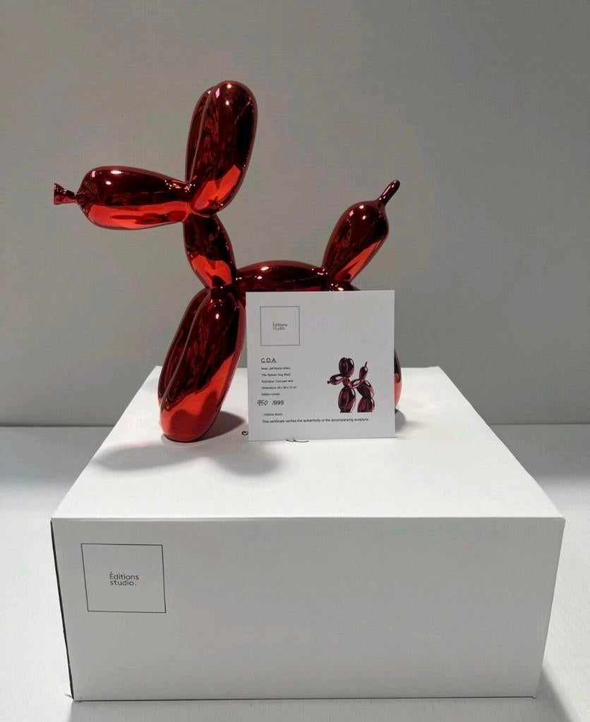 Balloon Dog Jeff Koons (After), Antiquités & Art, Art | Objets design, Enlèvement