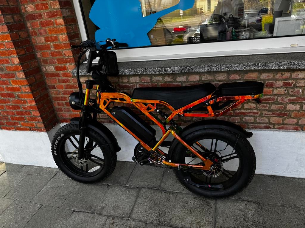 Fat bike v20 kan ook ruilen voor A klasse scooter!, Ophalen, Gebruikt, 50 km per accu of meer