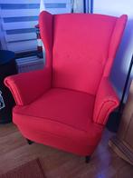 Fauteuil à "oreilles" 1 place, 75 à 100 cm, Comme neuf, Enlèvement, Tissus