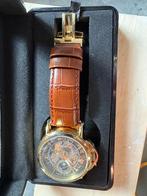 Theorema GM101, Overige merken, Leer, Staal, Polshorloge