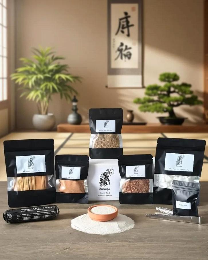 Selectie van natuurlijke wierook - Starterspakket - Fumaya, Huis en Inrichting, Woonaccessoires | Kandelaars en Kaarsen, Nieuw