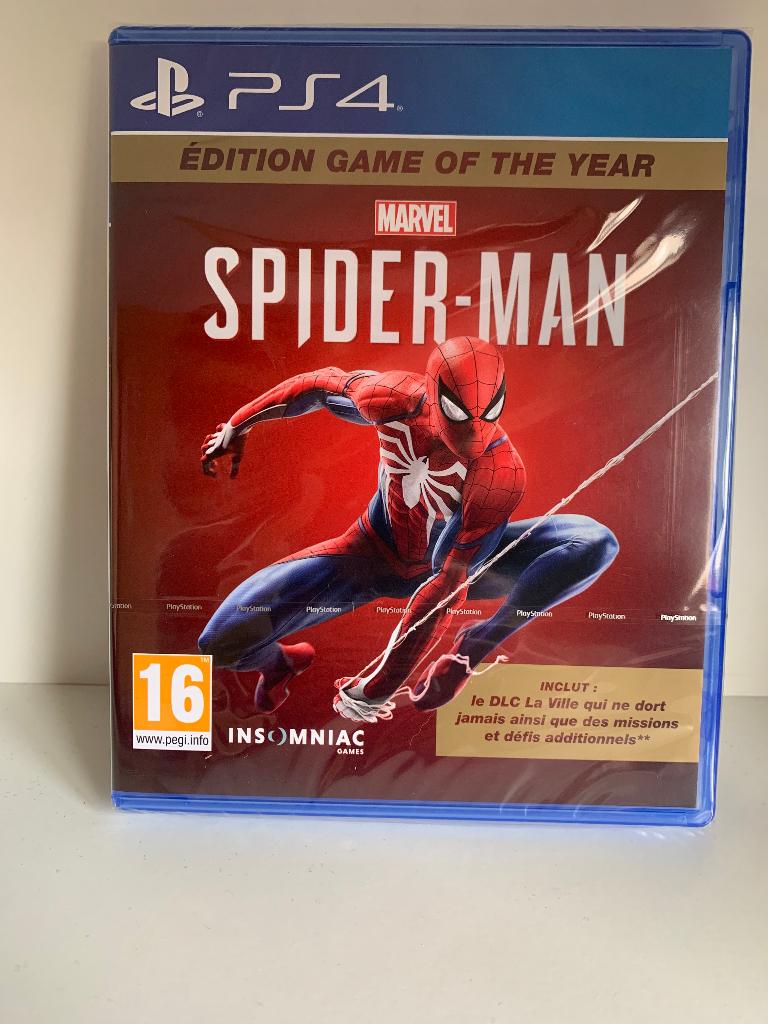 Marvel Spider-man édition Game of the Year  - PS4 - Neuf, Avontuur en Actie, Online, Verzenden, 1 speler