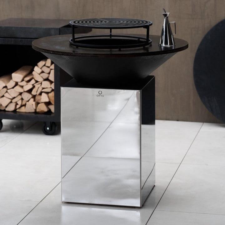 Nieuwe Ofyr Classic 100 Anniversary Mirror Steel, Tuin en Terras, Buitenkeukens, Nieuw, Houtskool, Vrijstaand, Ophalen