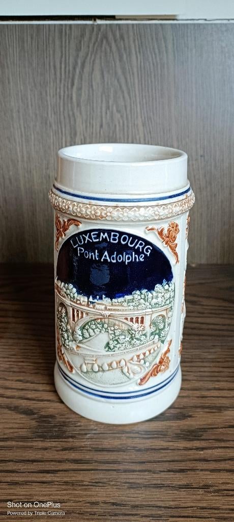 Chope à bière en céramique, Antiquités & Art, Antiquités | Céramique & Poterie, Enlèvement