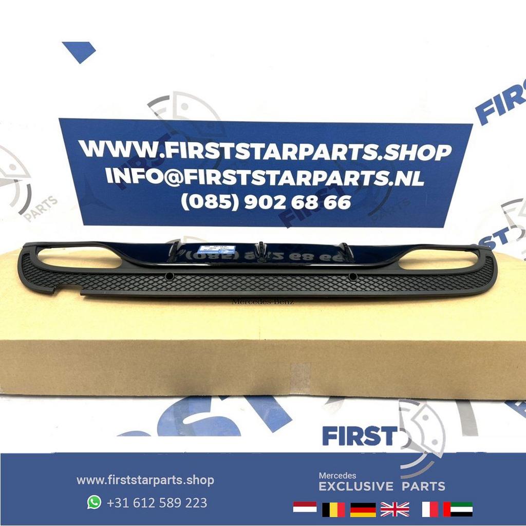 W205 AMG ACHTERBUMPER DIFFUSER Mercedes C Klasse A2058857338, Gebruikt, -, Ophalen of Verzenden, -