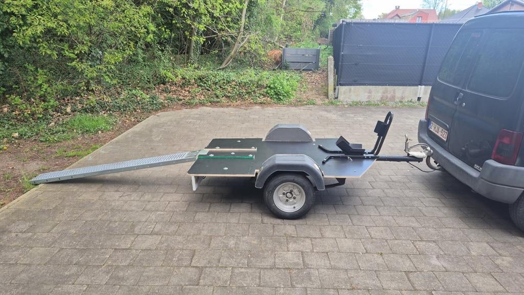 Remorque pour moto, remorque pour scooter, Enlèvement