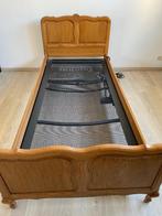 Bed met electrische bedbodem, Huis en Inrichting, Slaapkamer | Bedden, Ophalen, 90 cm, Eenpersoons, Bruin
