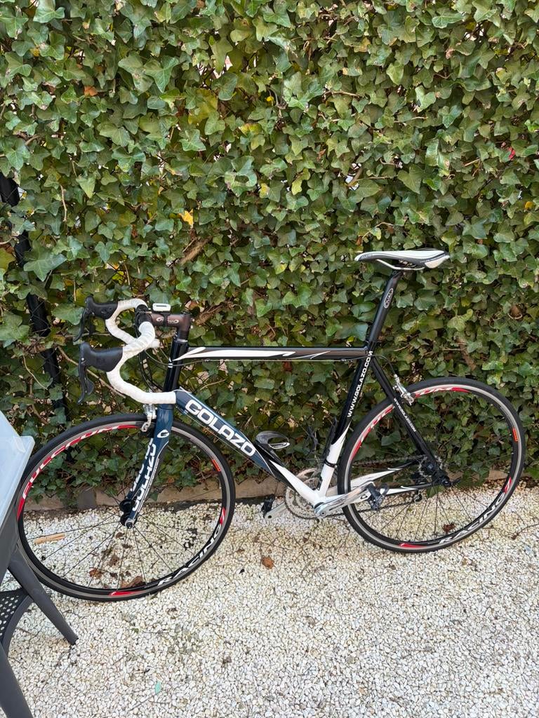 Koersfiets FULL CARBON, Banden tot 12 Bar., Ophalen, Zo goed als nieuw, Carbon, 15 tot 20 versnellingen