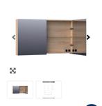 Nieuw: Brauer Spiegelkast Massief naturel eiken 120x70x15, Huis en Inrichting, Badkamer | Badkamermeubels, Ophalen, Spiegelkast