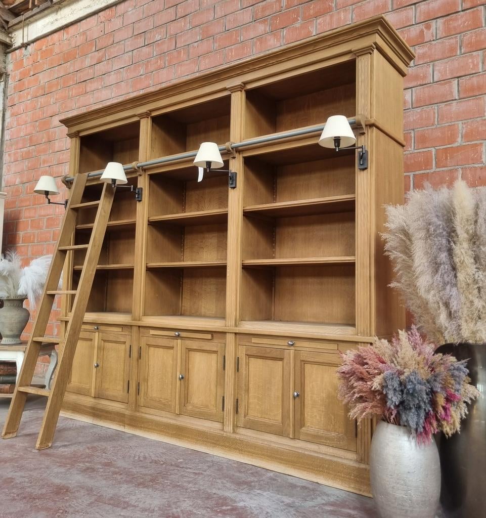 Eiken boekenkast/bibliotheekkast GRATIS LEVERING