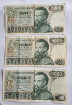 André Vesale 5000€ voor een kaartje, Postzegels en Munten, Bankbiljetten | Europa | Niet-Eurobiljetten