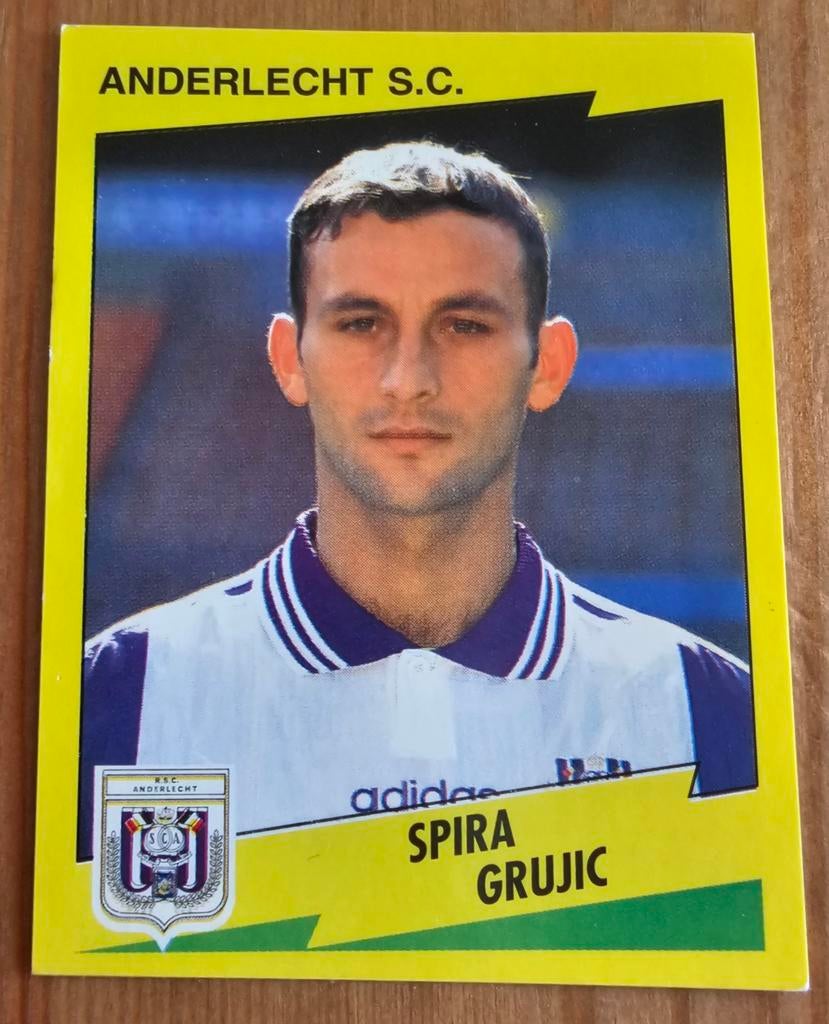Panini Football 98 #32 Spira Grujic SC Anderlecht Voetbal, Ophalen of Verzenden, Sticker