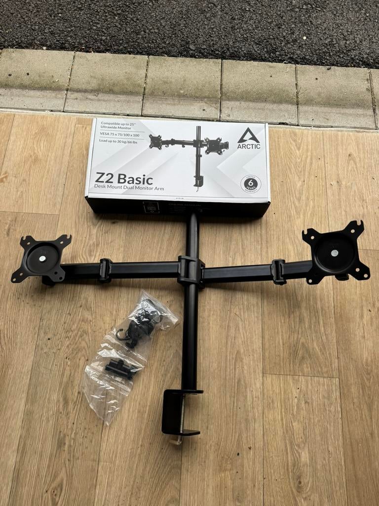 Arctic Z2 Basic - Desk Mount Dual Monitor Arm, Enlèvement ou Envoi, Comme neuf