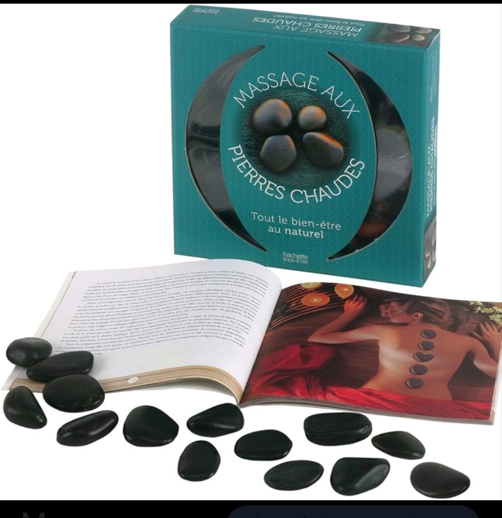 Kit Massage aux pierres chaudes, Enlèvement ou Envoi, Utilisé, Pierres chaudes