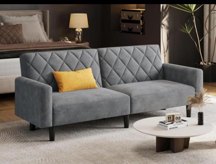 CANAPÉ CONVERTIBLE NEUF, Maison & Meubles, Chambre à coucher | Canapés-lits, Neuf, Gris, Enlèvement ou Envoi