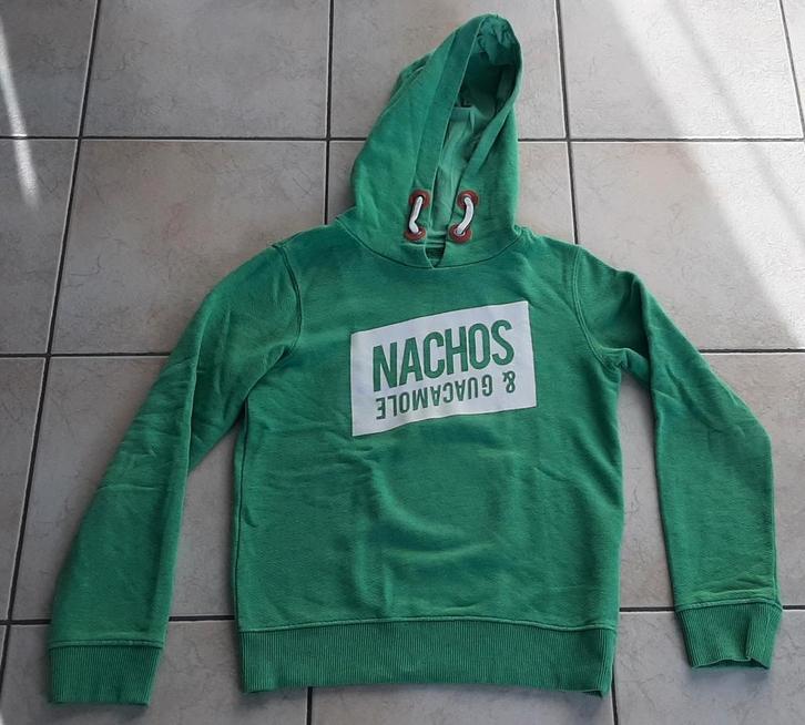 Toffe groene hoodie CKS maat 140 of 10 jaar, Kinderen en Baby's, Kinderkleding | Maat 140, Zo goed als nieuw, Jongen, Trui of Vest