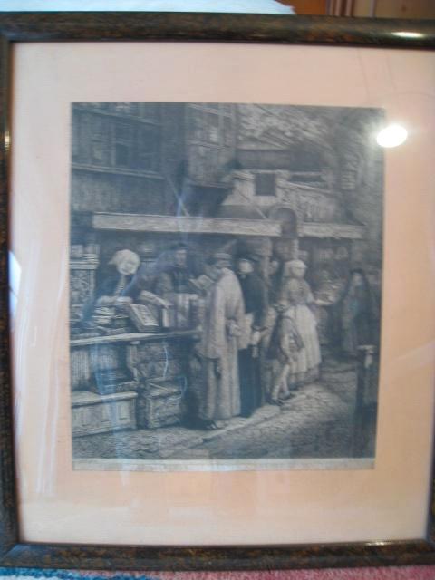 Ets H. Leys Pinxt, P. Van Reeth sculp, met onderschrift, Antiek en Kunst, Kunst | Etsen en Gravures, Ets, Ophalen