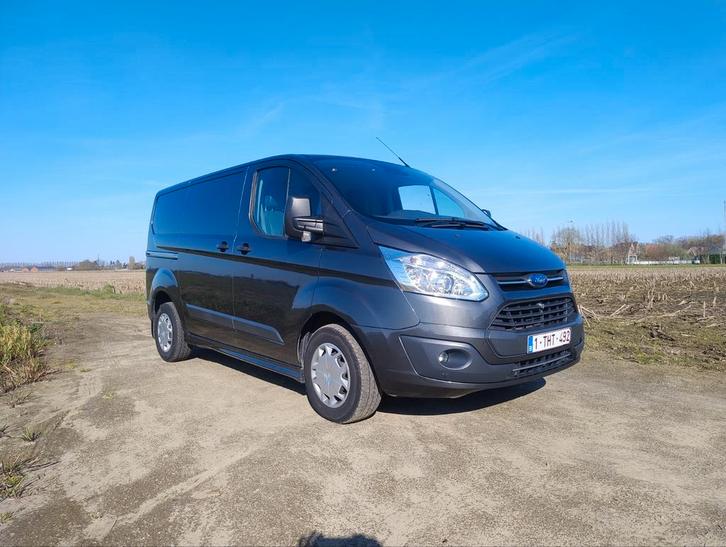 Mooie Ford Transit Custom 2016 met 129.000km Euro 6, Autos, Ford, Particulier, Transit, Attache-remorque, Diesel, Euro 6, Boîte manuelle