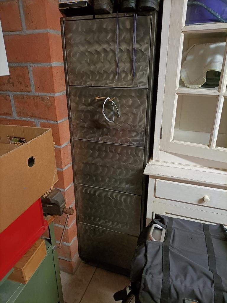 ijzeren schoenen kastje, Maison & Meubles, Accessoires pour la Maison | Paravents d'intérieur, Enlèvement, Utilisé