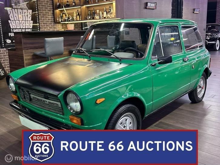 Autobianchi A112 Abarth | 1977 | Route 66 Auctions, Auto's, Oldtimers, Bedrijf, Overige merken, Benzine, Overige carrosserie, Handgeschakeld