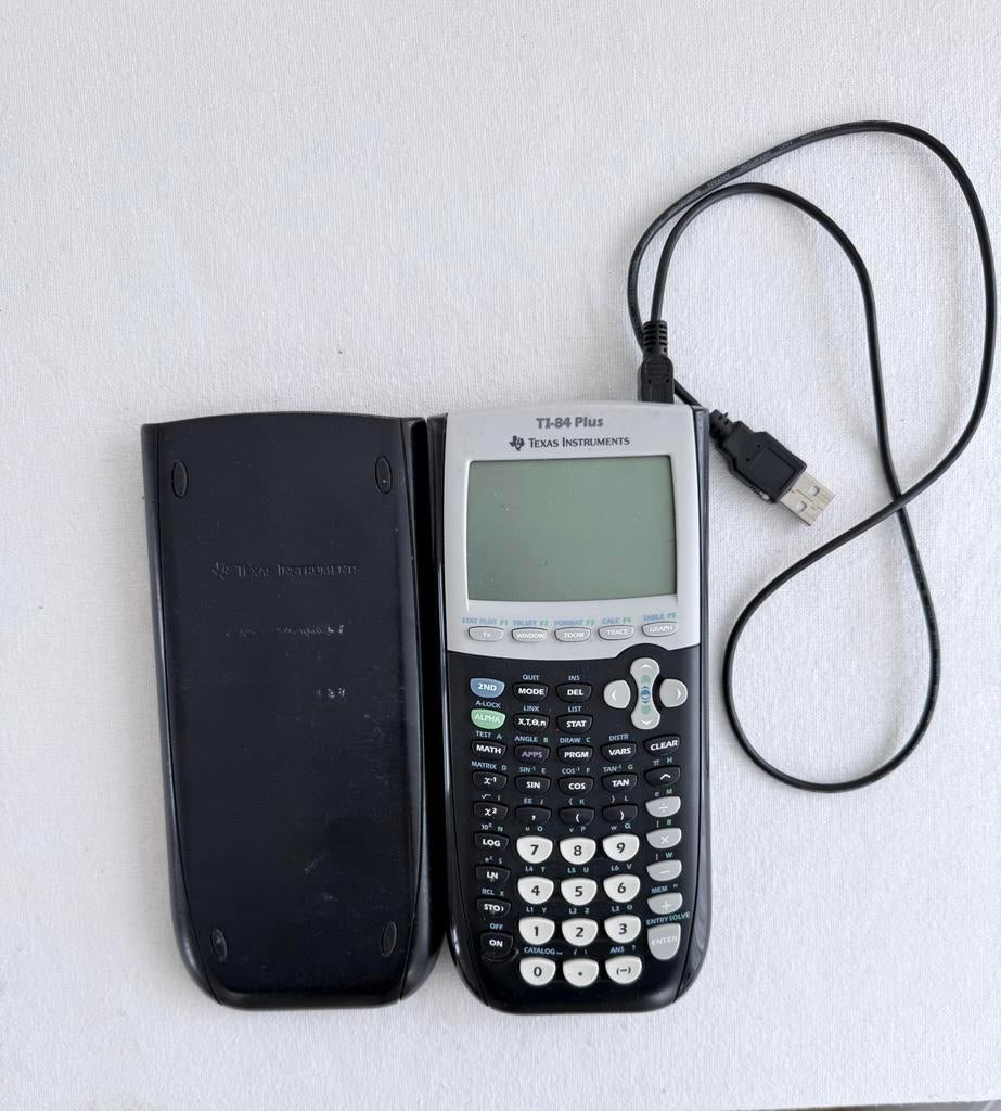 Texas grafisch rekenmachine TI84plus examenfunctie compleet., Divers, Calculatrices, Comme neuf, Enlèvement