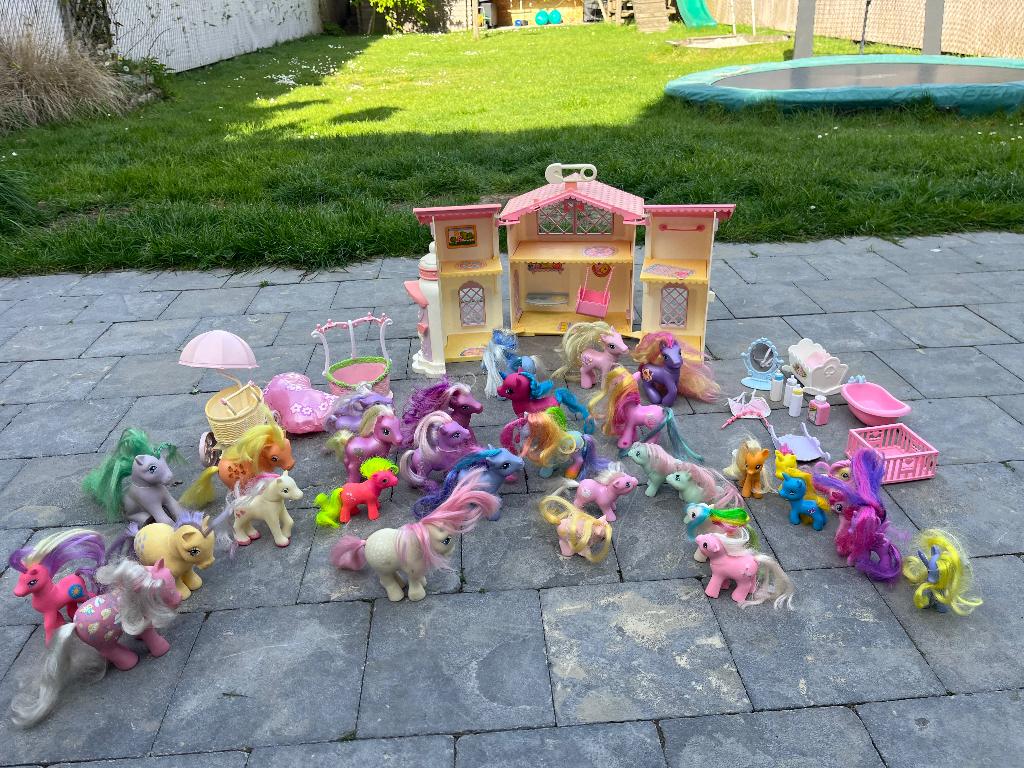 Groot lot vintage my little pony, Ophalen, Gebruikt