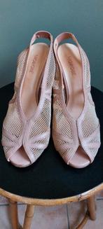 Sandales d'été talons hauts Morobé Nude taille 38 talon 9cm, Enlèvement ou Envoi, Autres couleurs, Sandales et Mûles, MOROBE