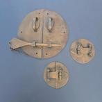 Authentiek Chinees Meubelbeslag - Messing Kastsluitingen (3), Ophalen of Verzenden