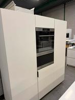 Hoekkeuken Greeploos Modern + TOP Apparatuur GEDEMONTEERD, Wit, Hoekkeuken, Ophalen of Verzenden, Greeploos