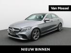 Mercedes-Benz C-Klasse 200 AMG LINE BERLINE + CARPLAY + PANO, Autos, Argent ou Gris, Achat, 1800 kg, Entreprise