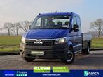 MAN TGE 3.180 Open Laadbak Dub Cab, Auto's, Blauw, Bedrijf, Te koop, Handgeschakeld