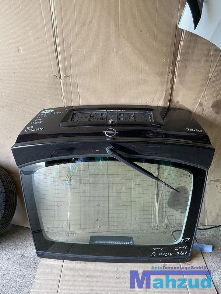 Opel Astra G zwart Z20R Achterklep slot ruitenwisser motor, Auto-onderdelen, Carrosserie, Deur, Opel, Achter, Gebruikt