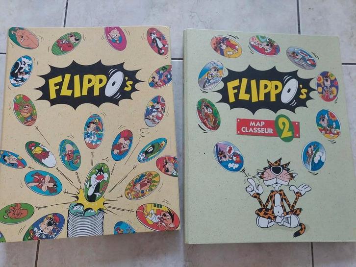 Flippo verzameling, Verzamelen, Flippo's, Verzameling, Cheetos 24 Game, Flying, Looney Tunes, Mega, Olympic, Techno, World, Met verzamelmap(pen)