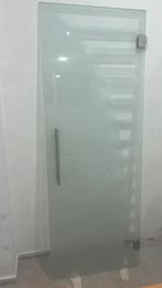Badkamerdeur, Doe-het-zelf en Bouw, Ophalen, Zo goed als nieuw, Glas