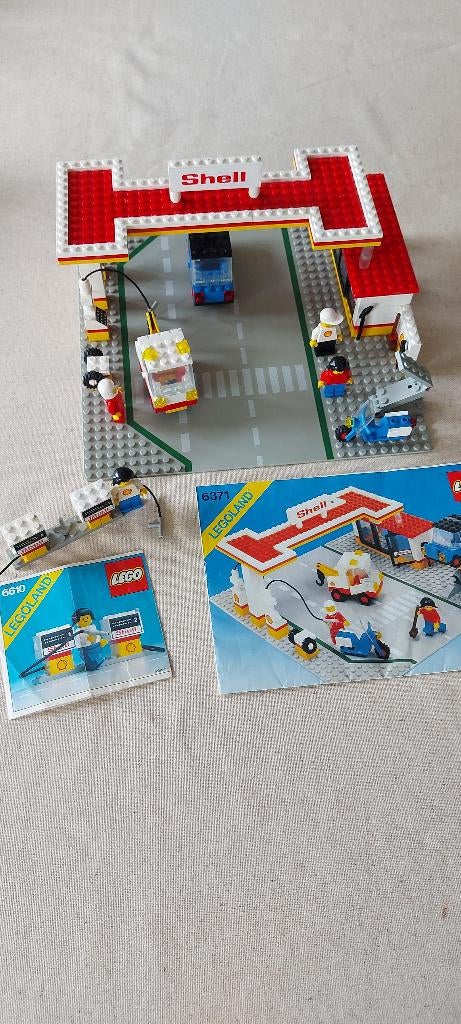 Lego vintage Clasic Town 6610 + 6371 met instructieboekje, Gebruikt, Overige thema's, Lego, Ophalen of Verzenden