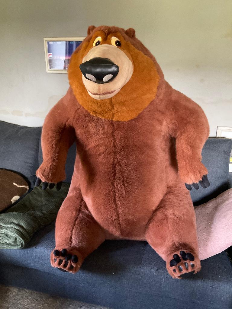 Rare! peluche Boog XXL 110cm, Ophalen, Overige merken, Beer, Zo goed als nieuw