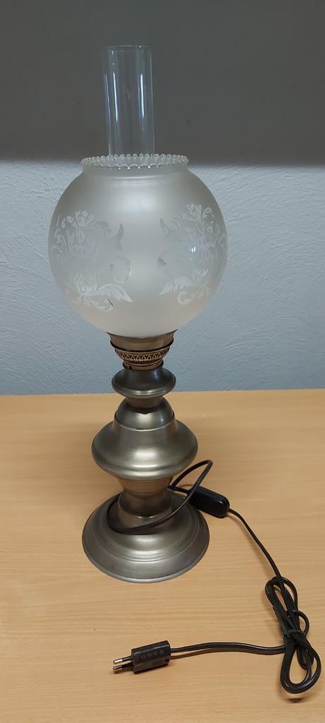 Tinnen lamp, Ophalen