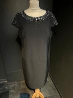 Leuke zwarte dames jurk van K-Design met steentjes maat XL, Kleding | Dames, K-design, Zwart, Maat 46/48 (XL) of groter, Ophalen of Verzenden