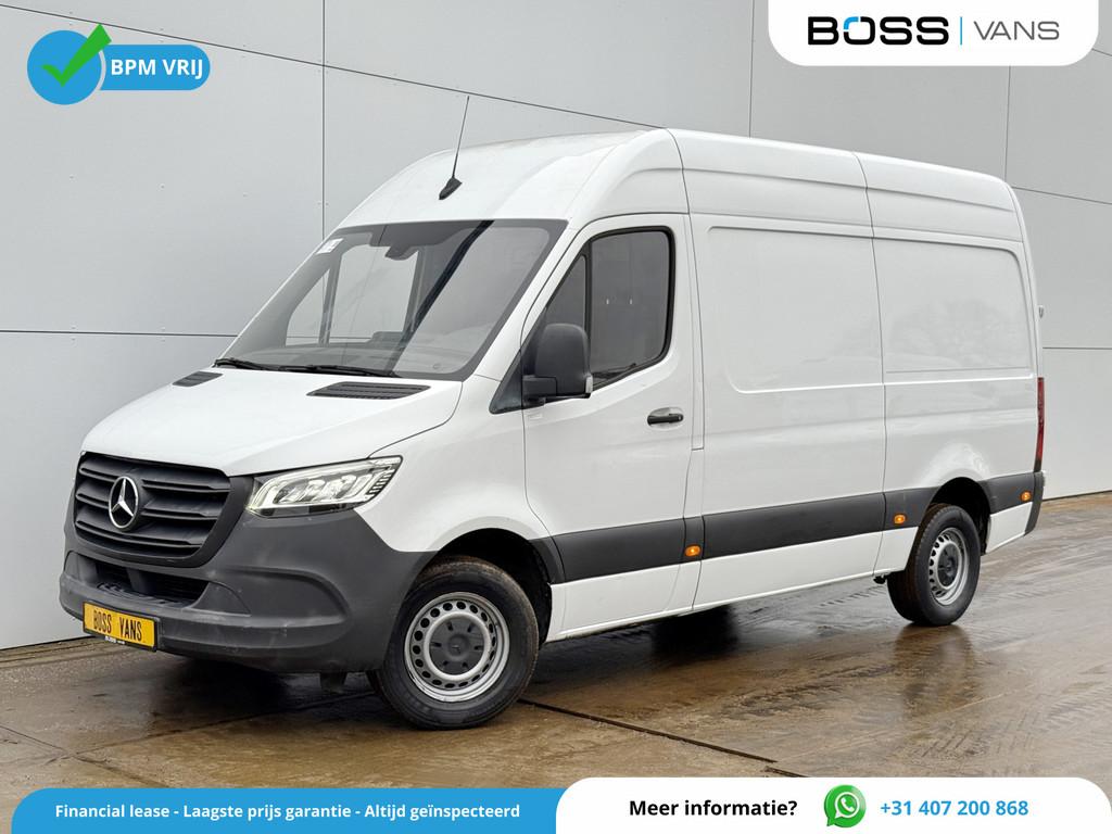 Mercedes-Benz Sprinter 314 2.2 CDI L2H2 LED MBUX Climate Con, Auto's, Voorwielaandrijving, Stof, Gebruikt, Zwart
