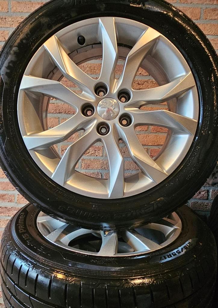 Set d'été Peugeot 508 17 pouces 5x108 Hankook 215-55R17 4-7m, Autos : Pièces & Accessoires, Pneus & Jantes, Pneus et Jantes, Pneus été