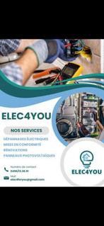 Électricien Indépendant.   ELEC4YOU, Services & Professionnels