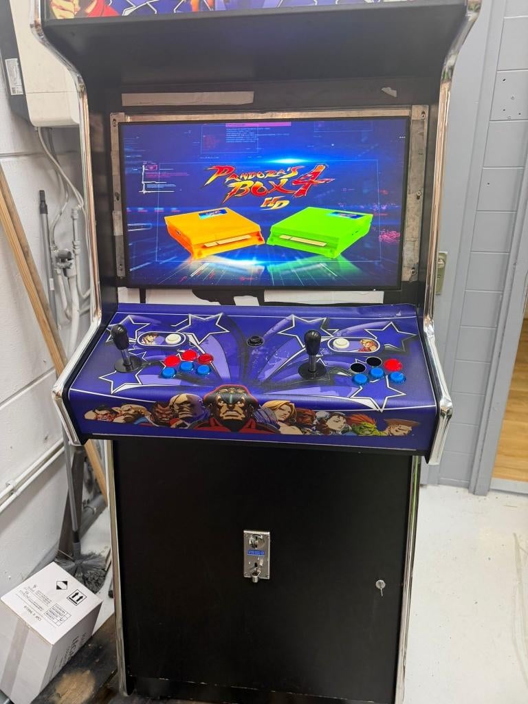 Arcade computer spel zelf in elkaar zetten, Collections, Jouets, Comme neuf, Enlèvement