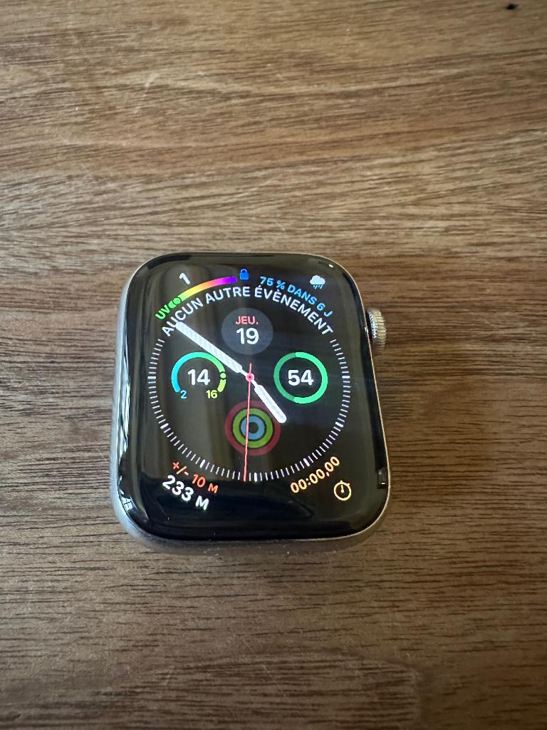 Apple Watch 6 roestvrij staal, Ophalen of Verzenden, Conditie, Zo goed als nieuw, IOS