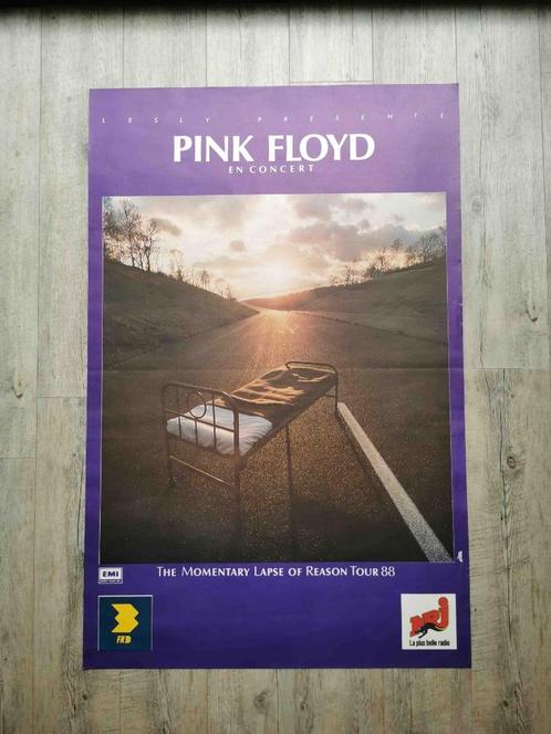 ORIGINELE POSTER - PINK FLOYD - TOUR 88 - 78/120 CM, Verzamelen, Posters, Zo goed als nieuw, Muziek, Deurposter of groter, Rechthoekig Staand