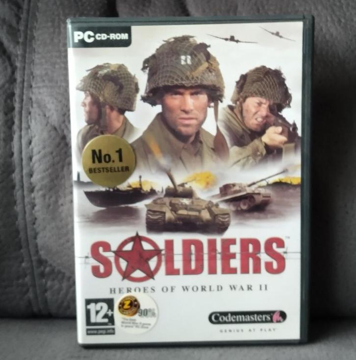 Soldiers - Heroes Of World War II (PC CD), Games en Spelcomputers, Games | Pc, Zo goed als nieuw, Strategie en Constructie, 1 speler