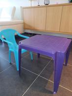 Stoel en tafeltje, Enfants & Bébés, Chambre d'enfant | Tables & Chaises, Comme neuf, Enlèvement, Table(s) et Chaise(s)