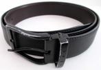 ceinture en cuir izac réversible marron noir 35mm de large.1, Brun, Porté, Izac, 95 à 105 cm