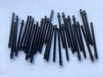 Lego Bar 6.6L with Stop Ring zwart 30 stuks / 205-2, Ophalen of Verzenden, Gebruikt, Losse stenen, Lego