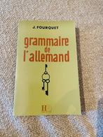 Grammaire de l'Allemand – J. Fourquet – Hachette, Livres, Dictionnaires, Enlèvement ou Envoi, Hachette, Comme neuf, Allemand