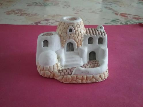 3 Witte stenen huisjes uit Spanje, Verzamelen, Beelden en Beeldjes, Gebruikt, Ophalen of Verzenden